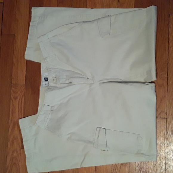 GAP Factory Pants - Vtg GAP factory Cargo Chinos/khakis,  cream, size 1